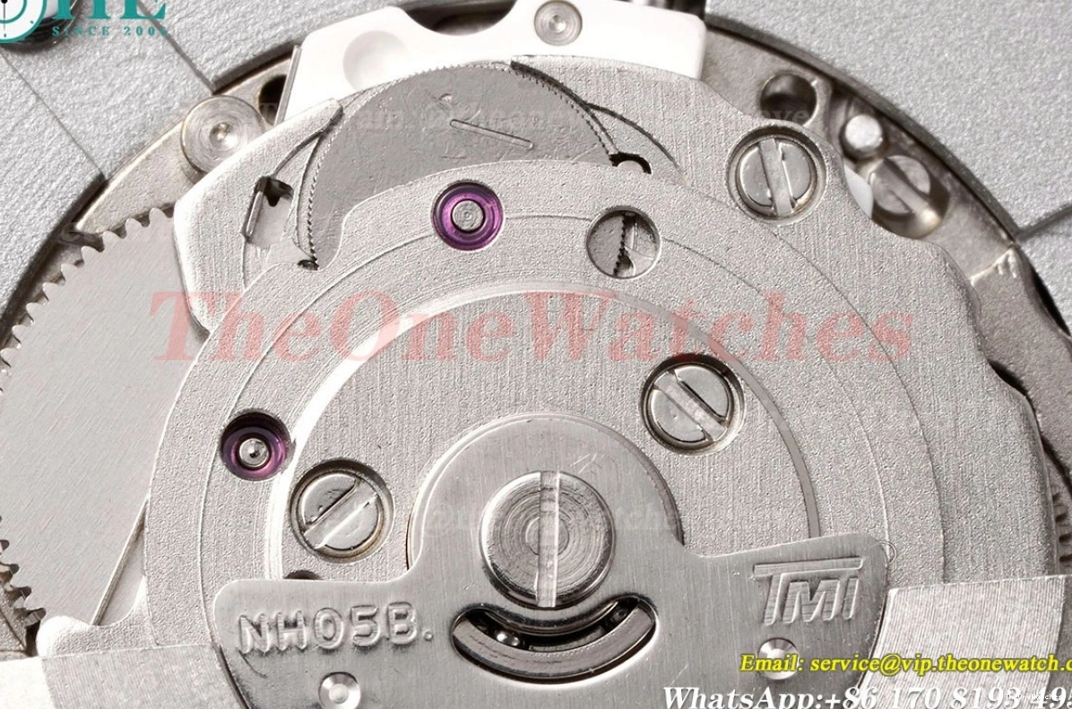 White 33mm AF Cartier NH05 Bleu SS SS Ballon De Dial 1202